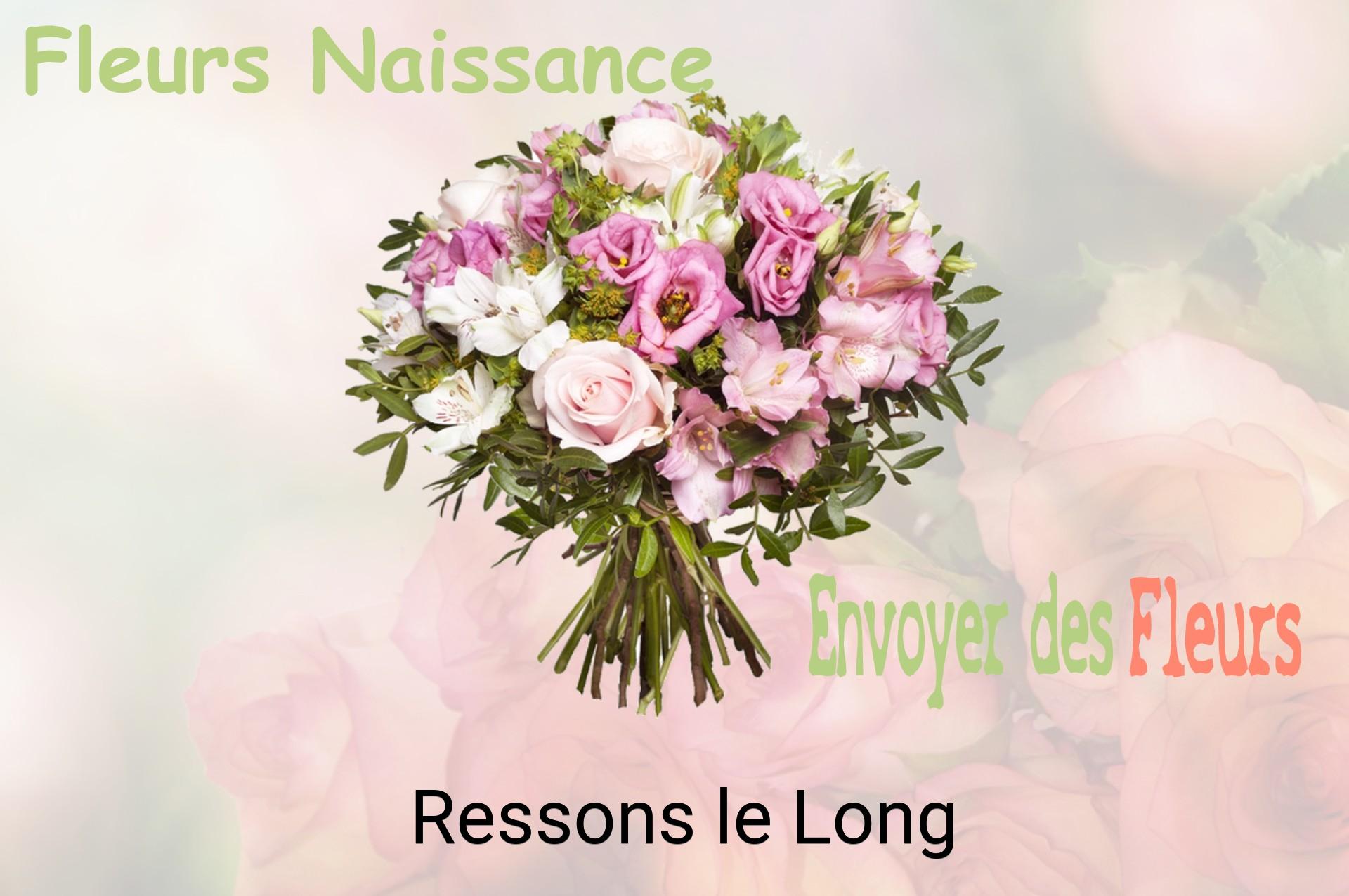 Bouquet de fleurs de naissance livré à Ressons-le-Long