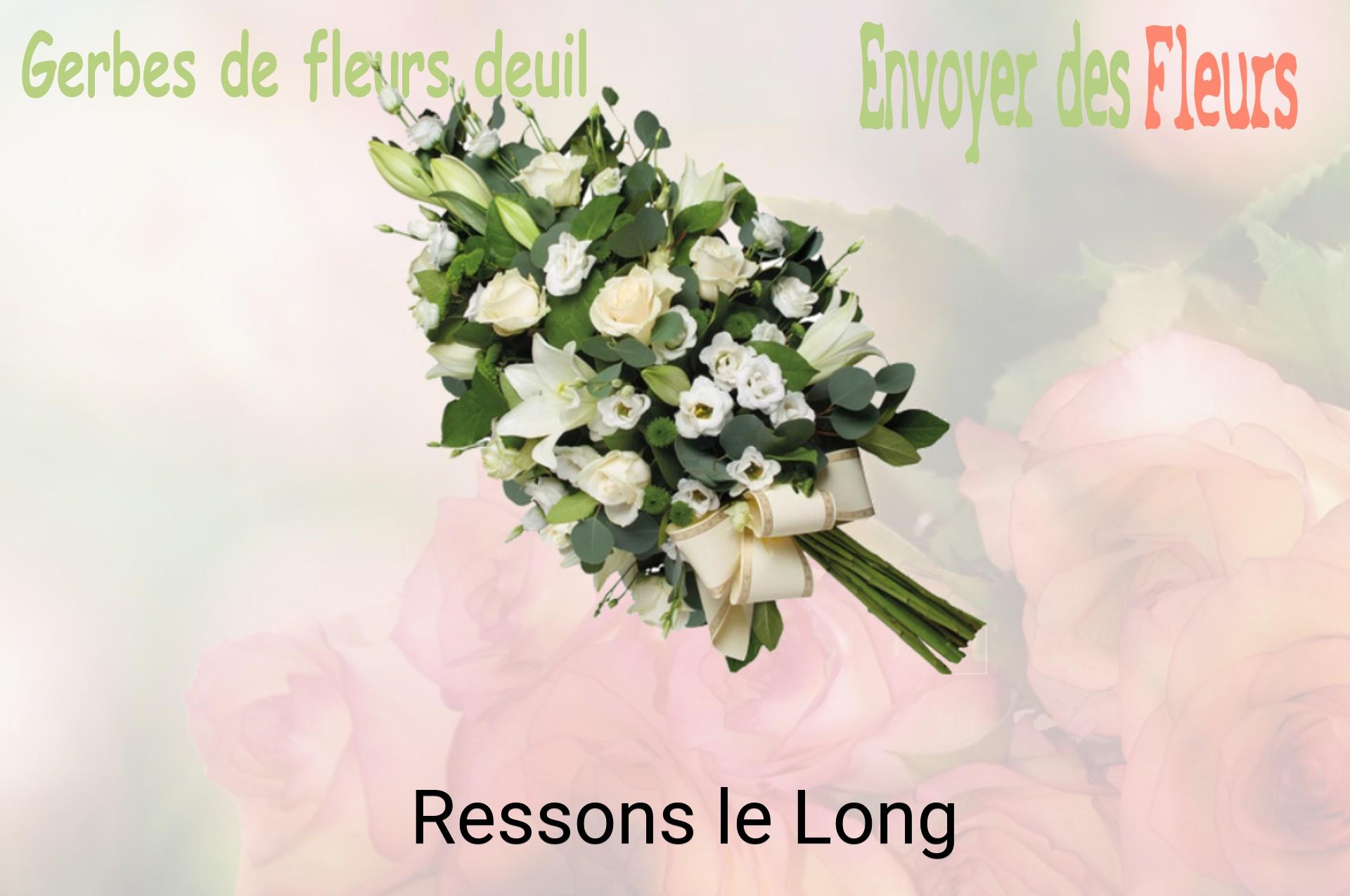 Gerbe de fleurs de deuil livrée à Ressons-le-Long